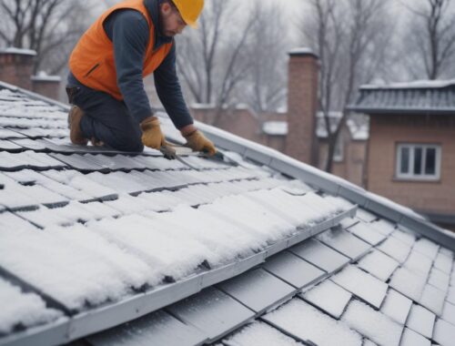 Монтаж снегозадержателей на крыше из металлочерепицы: стоимость за м2 и общая цена под ключ Монтаж снегозадержателей на крыше из металлочерепицы: стоимость за м2 и общая цена под ключ