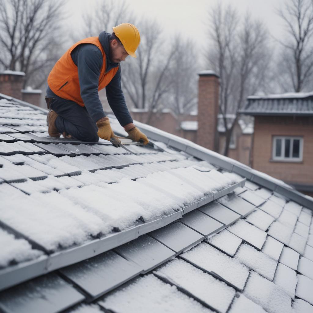 Монтаж снегозадержателей на крыше из металлочерепицы: стоимость за м2 и общая цена под ключ