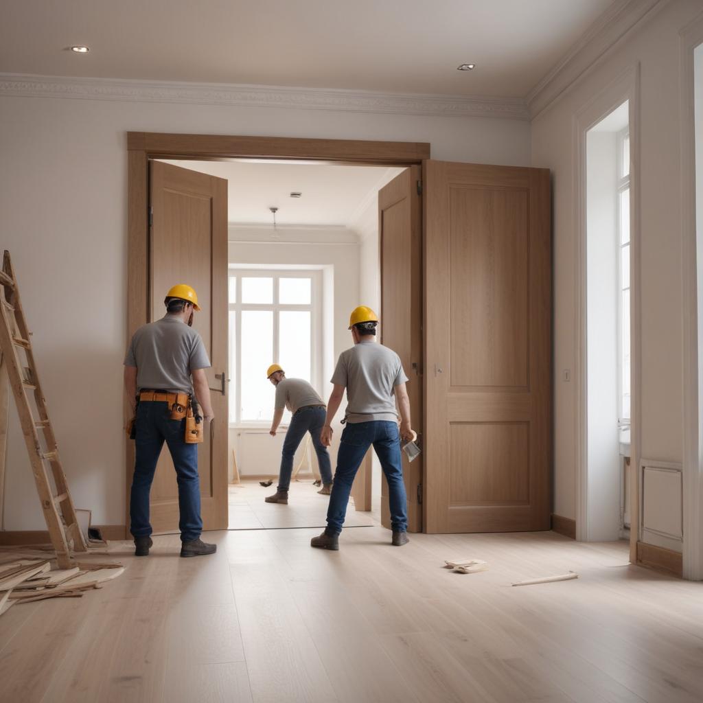 Напольные покрытия и двери с европейскими брендами: доставка и укладка