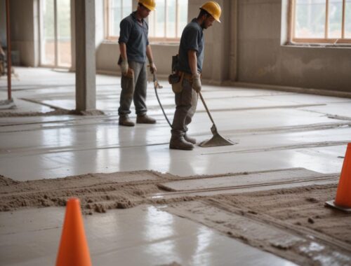 Полусухая стяжка пола: технология, сроки выполнения и особенности применения Полусухая стяжка пола: технология, сроки выполнения и особенности применения