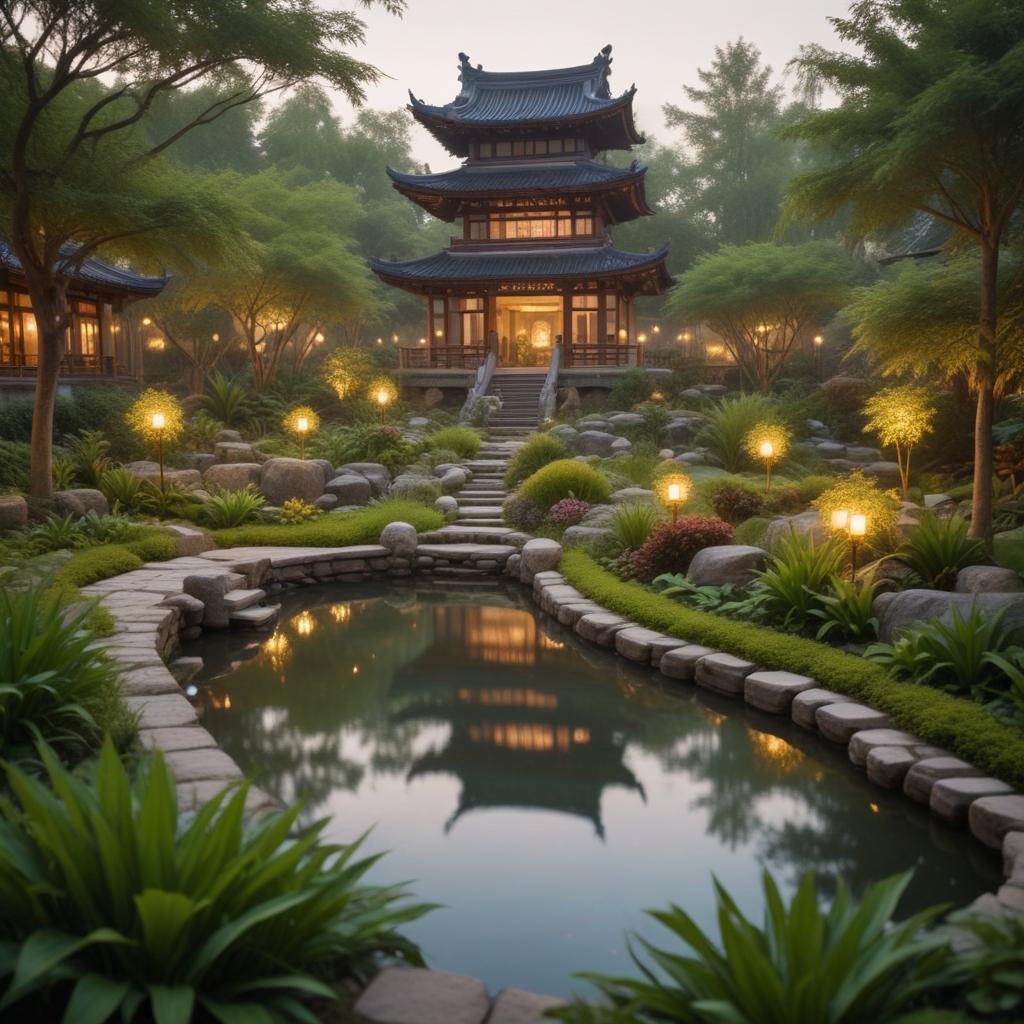 Ландшафтное проектирование базы отдыха на основе философии Нового времени