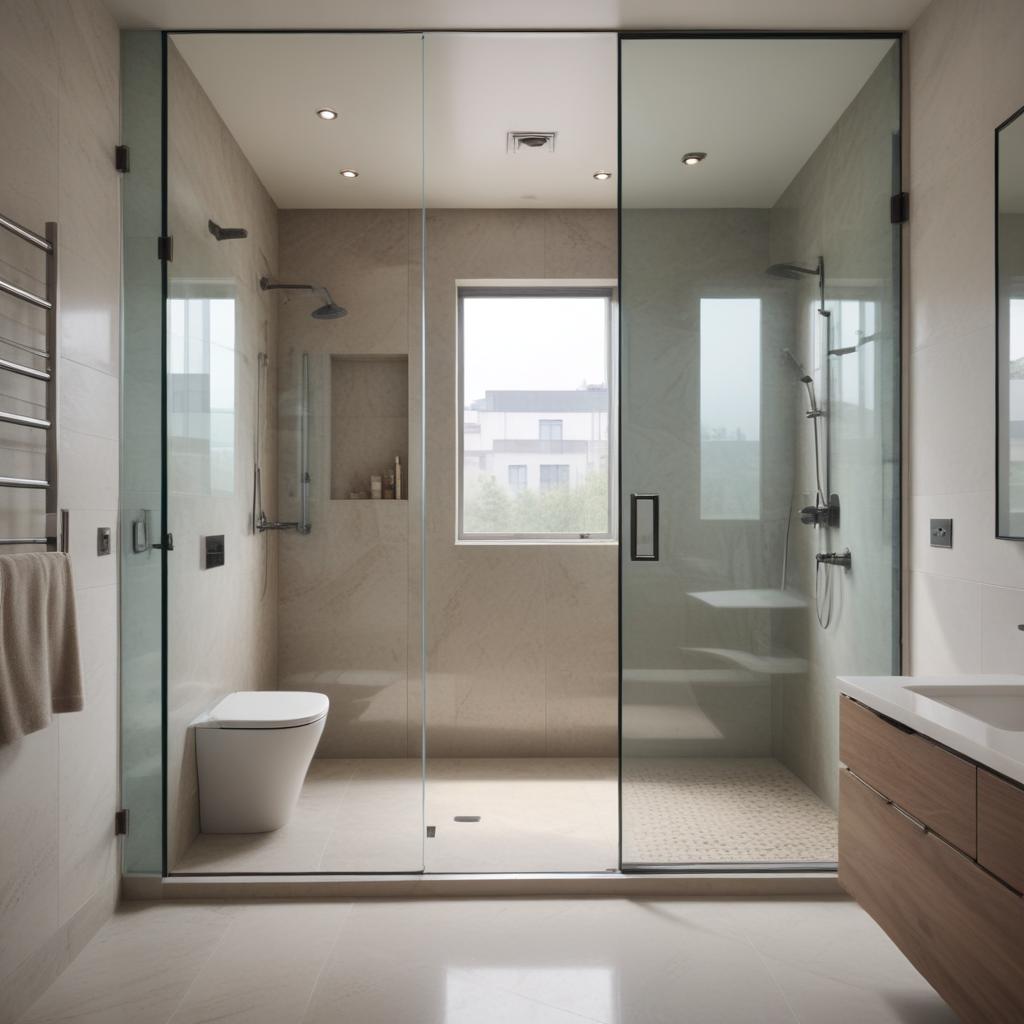 Душевые перегородки и стеклянные двери: обзор конструкций, материалов и методов монтажа