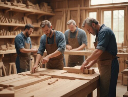 Столярная мастерская предоставляет услуги по обработке древесины
