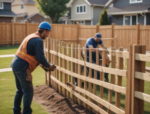 Установка заборов под ключ: обзор технологий монтажа и ориентировочных цен от производителей