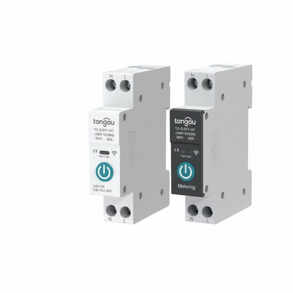 Tongou Wi-Fi выключатель-счётчик 10А на DIN-рейку - умный выключатель для подсветки