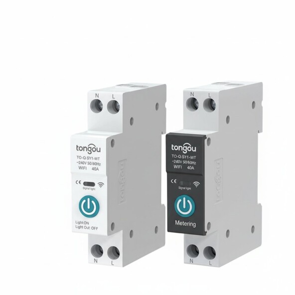 Tongou Wi-Fi выключатель-счётчик 32А на DIN-рейку - умный автомат для электрощита