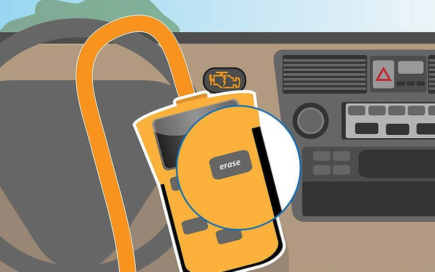 Стираем коды ошибок двигателя