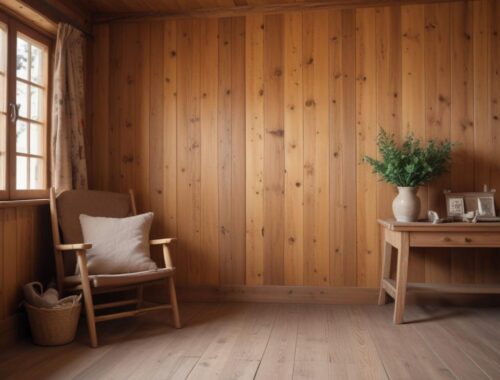 Вагонка из крашеной лиственницы