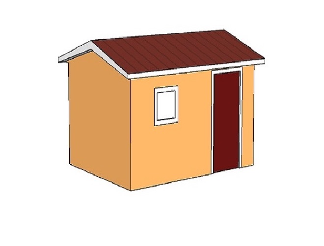 Сарай с металлокаркасом 3 х 4 м — комплектации, цены.