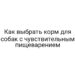 Как выбрать корм для собак с чувствительным пищеварением