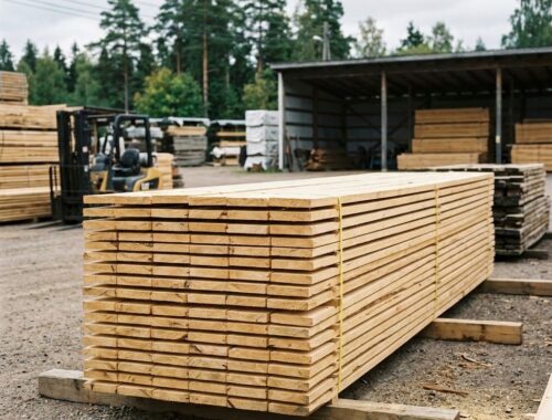 Параметры доски обрезной сосны размером 25×100×6000 мм при объеме 1 м3